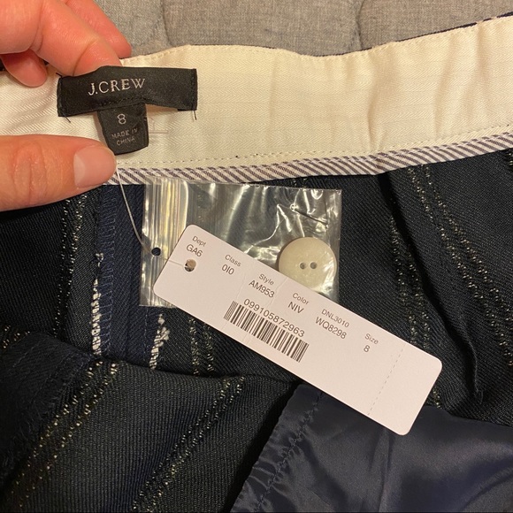 NWT Striped J Crew Shorts - Picture 2 of 4